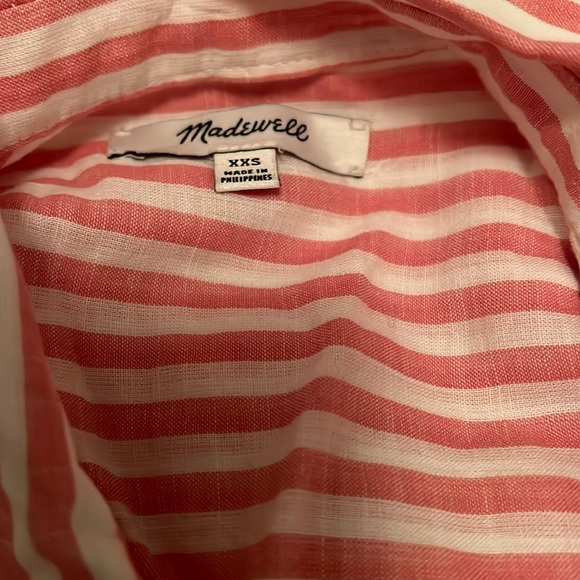 Madewell Tie-Back Central Shirt XXS - Picture 5 of 5